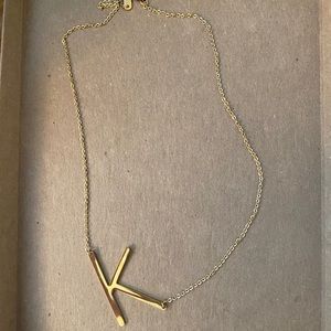 Anthropologie K Necklace